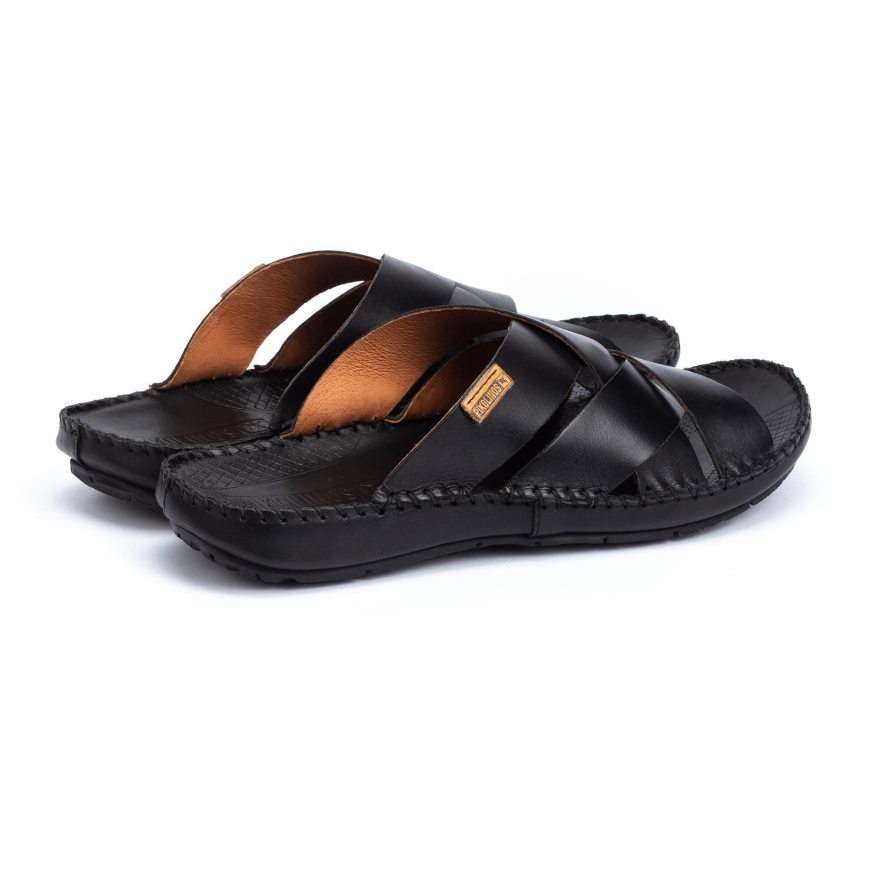 Men's Pikolinos TARIFA Sandals Black | NZ I98Q3A1